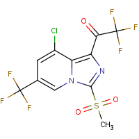 CAS:2379918-52-0 | PC28274 | 1-(8-Chloro-3-(methylsulfonyl)-6-(trifluoromethyl)imidazo[1,5-a]pyridin-1-yl)-2,2,2-trifluoroethanone