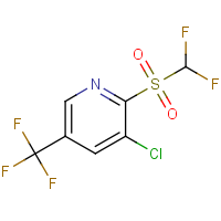 CAS:1823183-18-1 | PC28279 | 3-Chloro-2-((difluoromethyl)sulfonyl)-5-(trifluoromethyl)pyridine