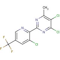 CAS: 2379918-50-8 | PC28285 | 4,5-Dichloro-2-(3-chloro-5-(trifluoromethyl)pyridin-2-yl)-6-methylpyrimidine