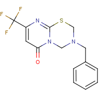 CAS:1426894-90-7 | PC28296 | 3-Benzyl-8-(trifluoromethyl)-3,4-dihydropyrimido[2,1-b][1,3,5]thiadiazin-6(2H)-one