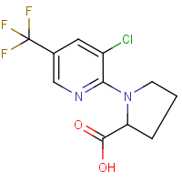 CAS: 1188435-80-4 | PC2953 | 1-[3-Chloro-5-(trifluoromethyl)pyridin-2-yl]pyrrolidine-2-carboxylic acid