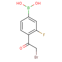 CAS:481725-36-4 | PC2995 | 4-(Bromoacetyl)-3-fluorobenzeneboronic acid