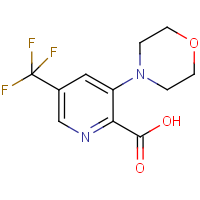 CAS:1980040-34-3 | PC300010 | 3-(Morpholin-4-yl)-5-(trifluoromethyl)pyridine-2-carboxylic acid
