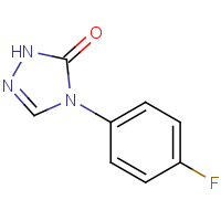 CAS:80240-40-0 | PC300521 | 4-(4-Fluorophenyl)-2,4-dihydro-3H-1,2,4-triazol-3-one