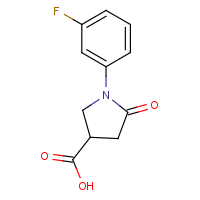 CAS: 566154-63-0 | PC300524 | 1-(3-Fluorophenyl)-5-oxopyrrolidine-3-carboxylic acid