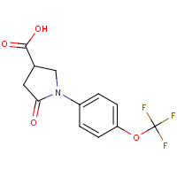 CAS:874765-55-6 | PC300526 | 5-Oxo-1-[4-(trifluoromethoxy)phenyl]pyrrolidine-3-carboxylic acid