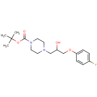 CAS:874801-05-5 | PC300527 | tert-Butyl 4-[3-(4-fluorophenoxy)-2-hydroxypropyl]piperazine-1-carboxylate