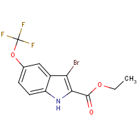 CAS:1227955-21-6 | PC300551 | Ethyl 3-bromo-5-(trifluoromethoxy)-1H-indole-2-carboxylate