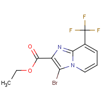 CAS:1355171-40-2 | PC300576 | Ethyl 3-bromo-8-(trifluoromethyl)imidazo[1,2-a]pyridine-2-carboxylate