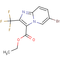 CAS:1427460-68-1 | PC300587 | Ethyl 6-bromo-2-(trifluoromethyl)imidazo[1,2-a]pyridine-3-carboxylate