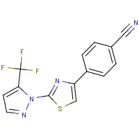 CAS:1227954-96-2 | PC300632 | 4-{2-[5-(Trifluoromethyl)-1H-pyrazol-1-yl]-1,3-thiazol-4-yl}benzonitrile