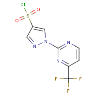 CAS:1215564-15-0 | PC300639 | 1-[4-(Trifluoromethyl)pyrimidin-2-yl]-1H-pyrazole-4-sulphonyl chloride
