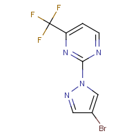 CAS:  | PC300640 | 2-(4-Bromo-1H-pyrazol-1-yl)-4-(trifluoromethyl)pyrimidine