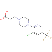 CAS:  | PC300658 | 3-{4-[3-Chloro-5-(trifluoromethyl)pyridin-2-yl]piperazin-1-yl}propanoic acid