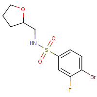 CAS:1207256-50-5 | PC300694 | 4-Bromo-3-fluoro-N-(tetrahydrofuran-2-ylmethyl)benzenesulfonamide