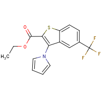 CAS: | PC300703 | Ethyl 3-(1H-pyrrol-1-yl)-5-(trifluoromethyl)-1-benzothiophene-2-carboxylate