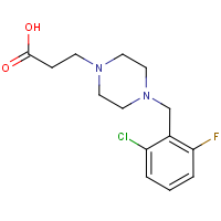 CAS: | PC300721 | 3-[4-(2-Chloro-6-fluorobenzyl)piperazin-1-yl]propanoic acid