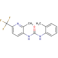 CAS:  | PC300731 | N-(2-Methylphenyl)-N'-[2-methyl-6-(trifluoromethyl)pyridin-3-yl]urea