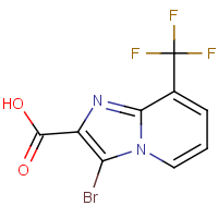 CAS:1355171-41-3 | PC300738 | 3-Bromo-8-(trifluoromethyl)imidazo[1,2-a]pyridine-2-carboxylic acid
