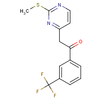 CAS: | PC300744 | 2-[2-(Methylthio)pyrimidin-4-yl]-1-[3-(trifluoromethyl)phenyl]ethanone