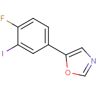 CAS:1823893-90-8 | PC300765 | 5-(4-Fluoro-3-iodophenyl)-1,3-oxazole