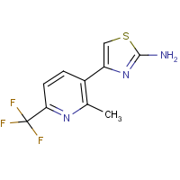 CAS: 1858241-52-7 | PC300774 | 4-[2-Methyl-6-(trifluoromethyl)pyridin-3-yl]-1,3-thiazol-2-amine