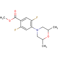 CAS:1858250-79-9 | PC300790 | Methyl 4-(2,6-dimethylmorpholin-4-yl)-2,5-difluorobenzoate