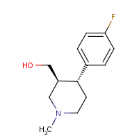 CAS:105812-81-5 | PC300797 | [(3S,4R)-4-(4-Fluorophenyl)-1-methylpiperidin-3-yl]methanol