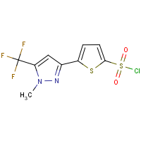 CAS:166964-31-4 | PC3008 | 5-[1-Methyl-5-(trifluoromethyl)-1H-pyrazol-3-yl]thiophene-2-sulphonyl chloride