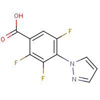 CAS: 1858251-76-9 | PC300808 | 2,3,5-Trifluoro-4-(1H-pyrazol-1-yl)benzoic acid