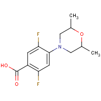 CAS:1858241-65-2 | PC300814 | 4-(2,6-Dimethylmorpholin-4-yl)-2,5-difluorobenzoic acid