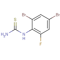 CAS:1823494-62-7 | PC300824 | N-(2,4-Dibromo-6-fluorophenyl)thiourea