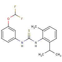 CAS:1858255-85-2 | PC300830 | N-[3-(Difluoromethoxy)phenyl]-N'-(2-isopropyl-6-methylphenyl)thiourea