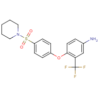 CAS:1858252-16-0 | PC300854 | 4-[4-(Piperidin-1-ylsulfonyl)phenoxy]-3-(trifluoromethyl)aniline