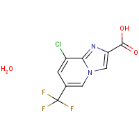 CAS:1980053-18-6 | PC300867 | 8-Chloro-6-(trifluoromethyl)imidazo[1,2-a]pyridine-2-carboxylic acid hydrate
