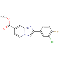 CAS: | PC300893 | Methyl 2-(3-chloro-4-fluorophenyl)imidazo[1,2-a]pyridine-7-carboxylate