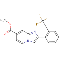 CAS:  | PC300911 | Methyl 2-[2-(trifluoromethyl)phenyl]imidazo[1,2-a]pyridine-7-carboxylate