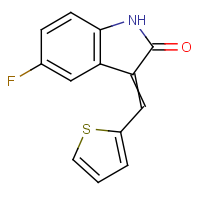 CAS: 1191386-97-6 | PC300931 | 5-Fluoro-3-(thien-2-ylmethylene)-1,3-dihydro-2H-indol-2-one