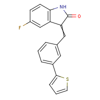 CAS: | PC300933 | 5-Fluoro-3-(3-thien-2-ylbenzylidene)-1,3-dihydro-2H-indol-2-one
