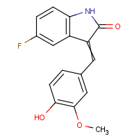 CAS:2209552-92-9 | PC300967 | 5-Fluoro-3-(4-hydroxy-3-methoxybenzylidene)-1,3-dihydro-2H-indol-2-one