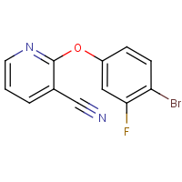 CAS: 1516062-79-5 | PC300975 | 2-(4-Bromo-3-fluorophenoxy)nicotinonitrile