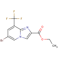 CAS: 1121051-30-6 | PC300986 | Ethyl 6-bromo-8-(trifluoromethyl)imidazo[1,2-a]pyridine-2-carboxylate