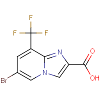 CAS:1121051-31-7 | PC300987 | 6-Bromo-8-(trifluoromethyl)imidazo[1,2-a]pyridine-2-carboxylic acid