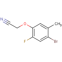 CAS: 2270913-02-3 | PC301020 | (4-Bromo-2-fluoro-5-methylphenoxy)acetonitrile