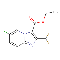 CAS:2451256-51-0 | PC301032 | Ethyl 6-chloro-2-(difluoromethyl)imidazo[1,2-a]pyridine-3-carboxylate