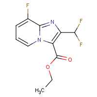 CAS:2451256-49-6 | PC301040 | Ethyl 2-(difluoromethyl)-8-fluoroimidazo[1,2-a]pyridine-3-carboxylate