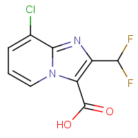 CAS:2514942-10-8 | PC301045 | 8-Chloro-2-(difluoromethyl)imidazo[1,2-a]pyridine-3-carboxylic acid