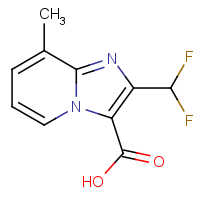 CAS:2514942-01-7 | PC301046 | 2-(Difluoromethyl)-8-methyl-2-imidazo[1,2-a]pyridine-3-carboxylic acid