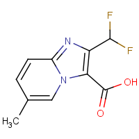 CAS:2168187-84-4 | PC301053 | 2-(Difluoromethyl)-6-methylimidazo[1,2-a]pyridine-3-carboxylic acid