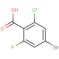 CAS: 1321613-01-7 | PC301202 | 4-Bromo-2-fluoro-6-chlorobenzoic acid